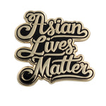 Load image into Gallery viewer, Asian-Lives-Matter-Enamel-Pin-Black-and-Gold-Lapel-Pins (6)