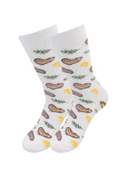 Load image into Gallery viewer, cute-fun-Seafood-food-shrimp-animal-happy-socks-for-men-women-by-real-sic