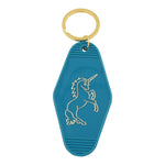 Load image into Gallery viewer, REAL SIC - Vintage Unicorn Key chain - Route 66 / Hotel Key
