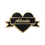 Load image into Gallery viewer, I Heart Atlanta Enamel Pin - Atlanta Souvenir Pin by Real Sic