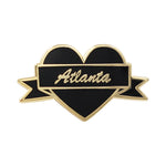 Load image into Gallery viewer, I Heart Atlanta Enamel Pin - Atlanta Souvenir Pin by Real Sic

