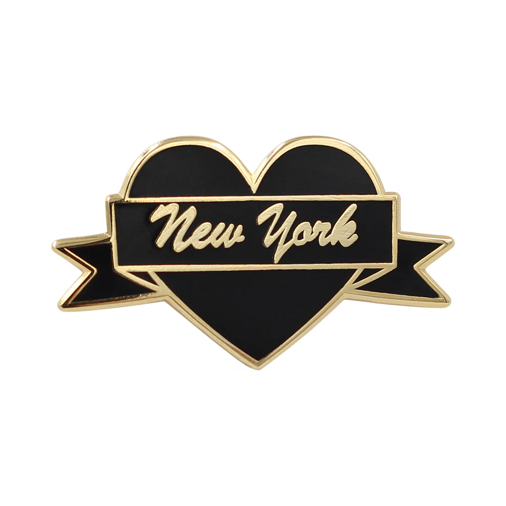 I Heart New York Enamel Pin - New York Souvenir Enamel Pin by Real Sic