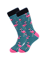 Load image into Gallery viewer, Sick Socks-Funky Flamingos-Trippy Socks-by realsic (5)