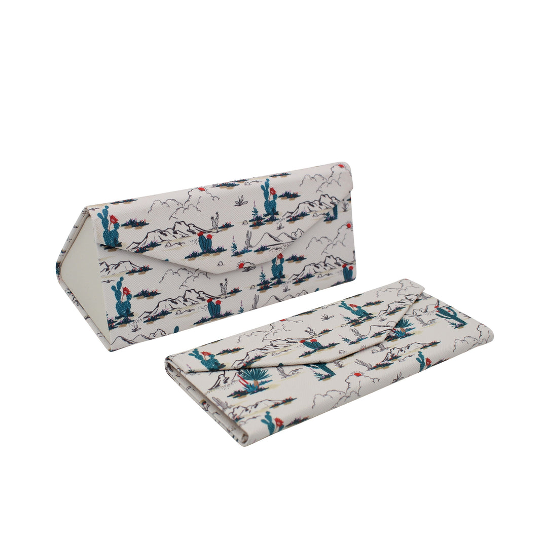 REAL SIC - Cute - Adorable - Plant - Succulent - Terrarium - Cactus -Glasses - Case - Magnetic - Folding - Hard - case (2)