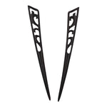 Load image into Gallery viewer, Natural - Sandalwood - wood- Smoke - Hair - Sticks - pins - chopstick - for Women (5)