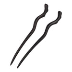 Load image into Gallery viewer, Natural - Sandalwood - wood- Smoke - Hair - Sticks - pins - chopstick - for Women - by - real - sic (3)