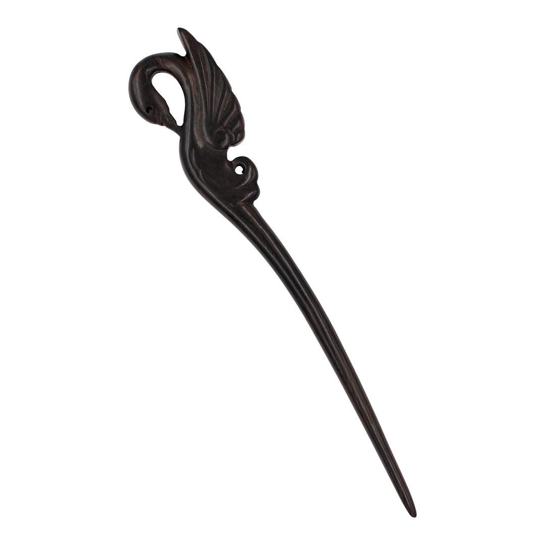 Natural - animal - swan - Sandalwood - wood - Hair - Sticks - pins - chopstick - for Women