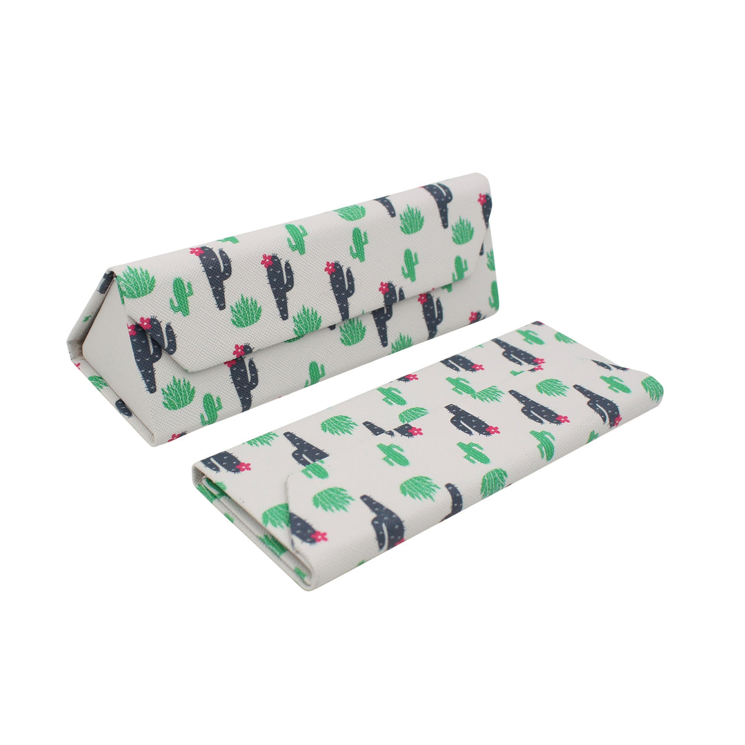 REAL SIC - Cute - Adorable - Plant - Cactus -Glasses - Case - Magnetic - Folding - Hard - Case (1)