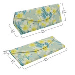 Load image into Gallery viewer, REAL SIC - plants - flowers Daffodil - Glasses - Case - Magnetic - Folding - Leather - Hard - Glasses - Case (20)
