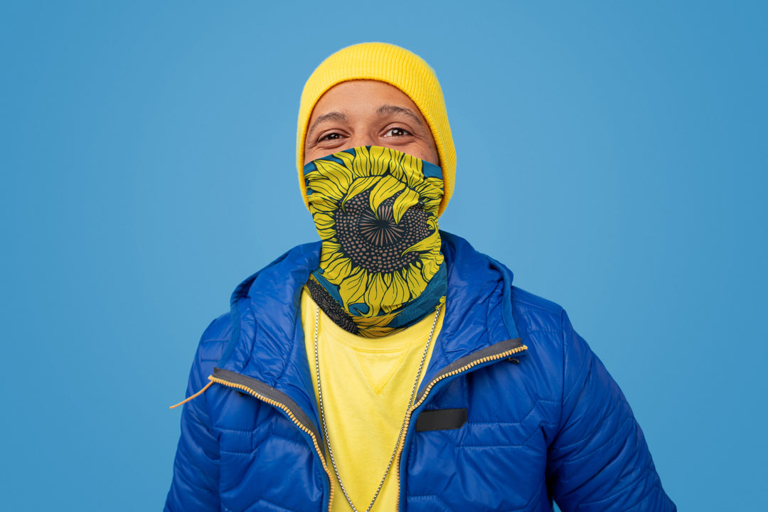 REAL SIC - sunflower - flower - Neck - Gaiter- Balaclava - Magic - Scarf - Headband - Face - Mask - for - Men - Women (4)