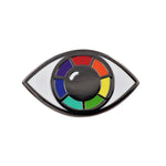 Load image into Gallery viewer, Queer Eye – Rainbow Eye Enamel Pin