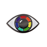Load image into Gallery viewer, Queer Eye – Rainbow Eye Enamel Pin
