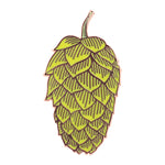 Load image into Gallery viewer, Real Sic Hop Flower Enamel Pin - Premium Craft Brewery, Beer Lover Lapel Pin