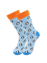 Load image into Gallery viewer, cute-cotton-funny-skateboad -happy-animal-penguin-socks-for-men-women-by-real-sic (4)