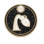 Load image into Gallery viewer, real - sic - astrological - Aquarius - astrology - prediction - zodiac -sign - personalities - star - horoscope - enamel - lapel - pin - pins (3)
