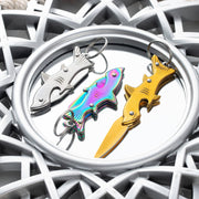 Mini Folding EDC Knife Keychain – Utility Pocket Fish Knife