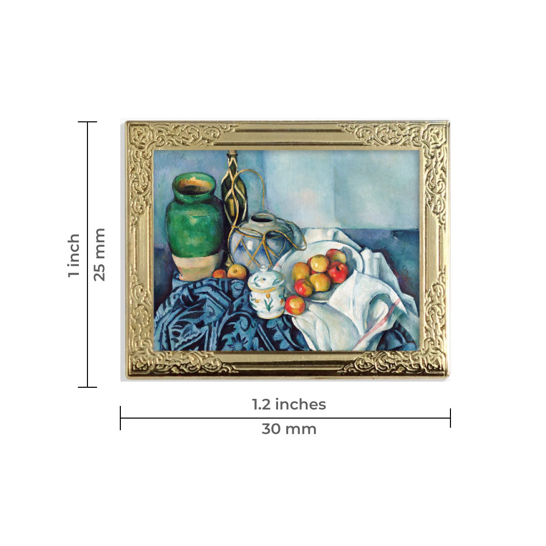 Still Life with Apples By Paul Cézanne Art Frame Pin - Museum Souvenir Fine Art Lapel Pin