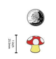Mushroom Emoji – Enamel Pin for your Life
