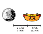 Load image into Gallery viewer, Hot Dog Pin - Super Kawaii Food Enamel Pin
