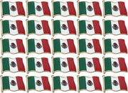 Mexico Flag Enamel Pin For Patriotic & Ceremonial Souvenir