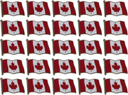 Canada Flag Enamel Pin For Patriotic & Ceremonial Souvenir
