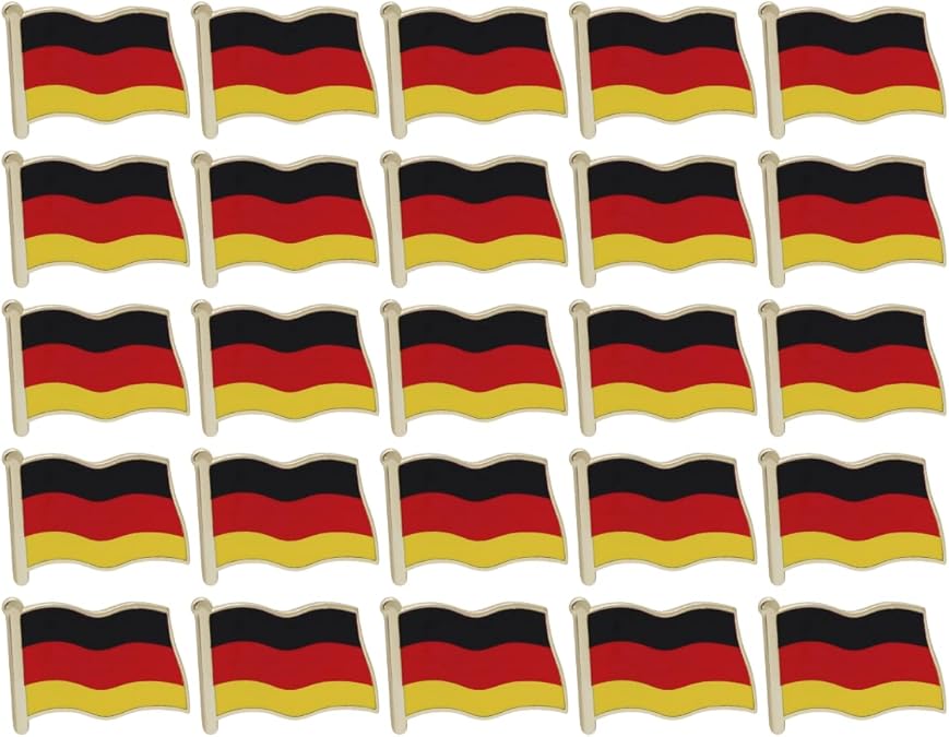 Germany Flag Enamel Pin For Patriotic & Ceremonial Souvenir