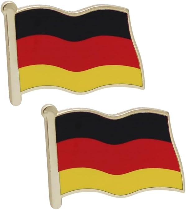 Germany Flag Enamel Pin For Patriotic & Ceremonial Souvenir