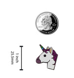 Load image into Gallery viewer, Unicorn Emoji Pin – Enamel Pin For Your Life
