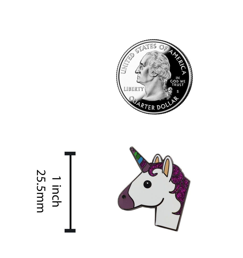 Unicorn Emoji Pin – Enamel Pin For Your Life