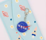 Load image into Gallery viewer, NASA Logo Keychain - Astronaut / Outer Space Acrylic Keychain
