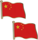 Load image into Gallery viewer, China Flag Enamel Pin For Patriotic &amp; Ceremonial Souvenir
