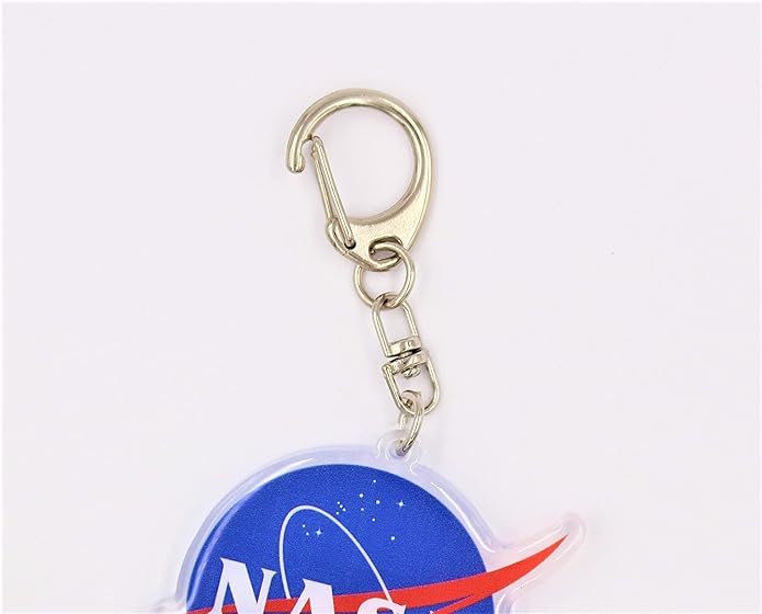 NASA Logo Keychain - Astronaut / Outer Space Acrylic Keychain