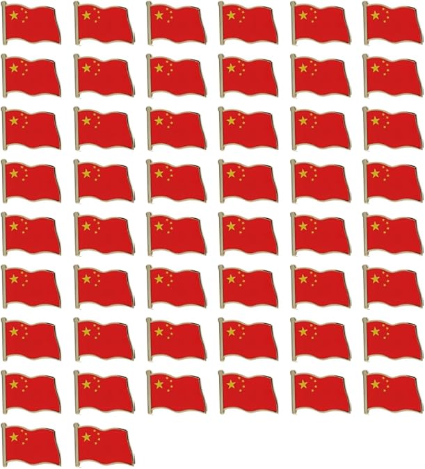 China Flag Enamel Pin For Patriotic & Ceremonial Souvenir