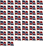 Dominican Republic Flag Enamel Pin For Patriotic & Ceremonial Souvenir