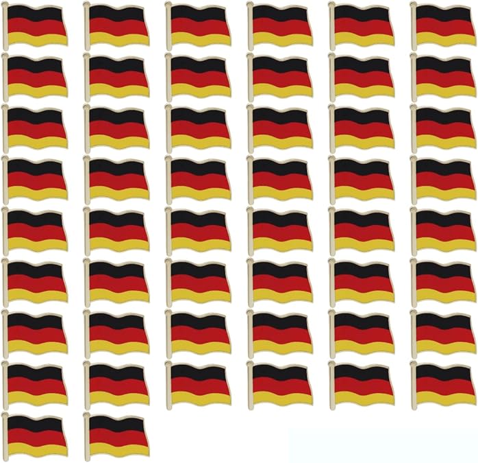 Germany Flag Enamel Pin For Patriotic & Ceremonial Souvenir