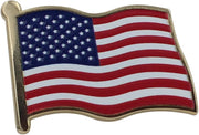 American Flag Enamel Pin For Patriotic & Ceremonial Souvenir
