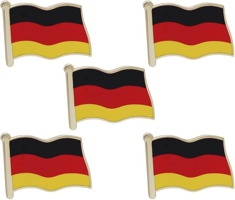 Germany Flag Enamel Pin For Patriotic & Ceremonial Souvenir