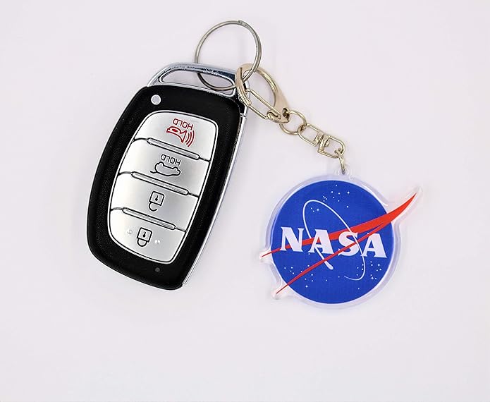 NASA Logo Keychain - Astronaut / Outer Space Acrylic Keychain