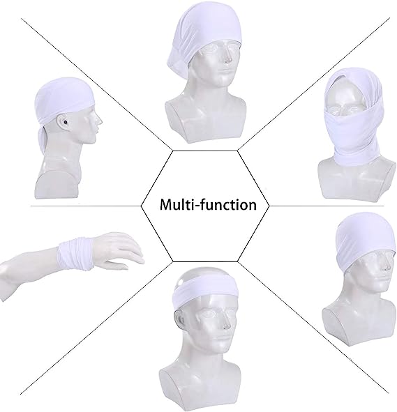 Cooling Neck Scarf Headband & Face Mask - Unicorn