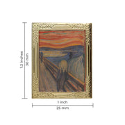 The Scream by Edvard Munch Art Frame Pin - Museum Souvenir Fine Art Lapel Pin