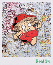 Mushroom Guy Enamel Pin - Funny, Trippy Shroom Dude Pin