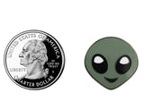 Alien Emoji Pin – Outer Space Extra Terrestrial Enamel Pin