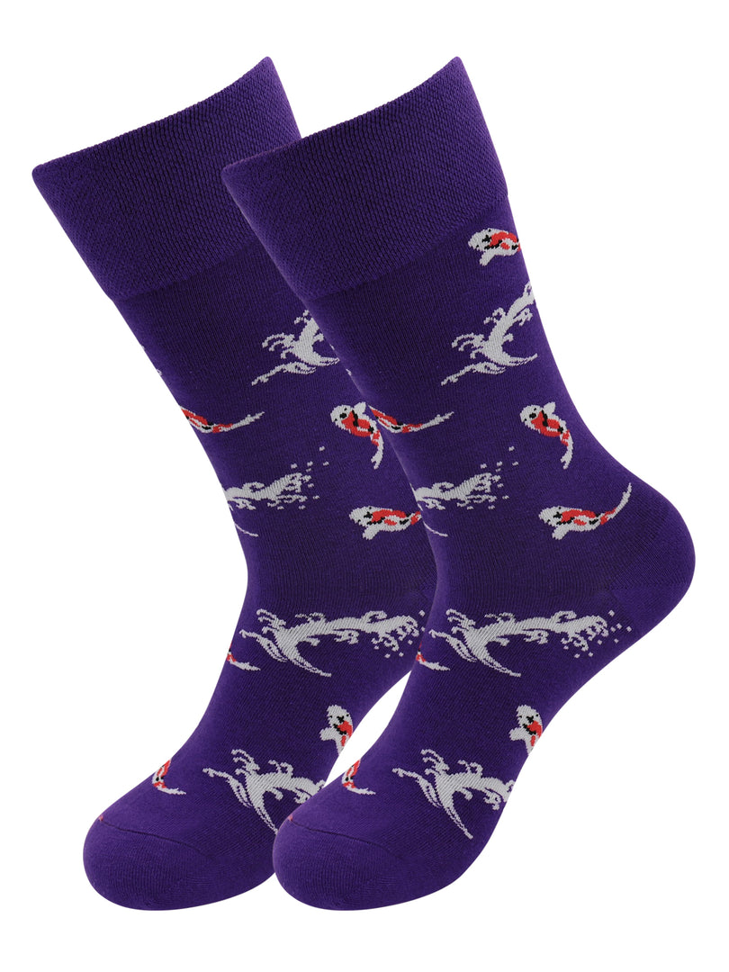 Animal Socks (Fish) - Comfy Cotton for Men & Women