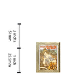 Load image into Gallery viewer, Art Frame Enamel Lapel Paint Pin - Cycles Perfecta By Alphonse Mucha
