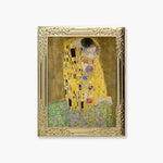 Load image into Gallery viewer, Art Frame Enamel Lapel Paint Pin - The Kiss By Gustav Klimt

