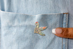 Load image into Gallery viewer, BA Bird Ancient Egyptian Enamel Pin - Symbolic Egyptology Lapel Pin