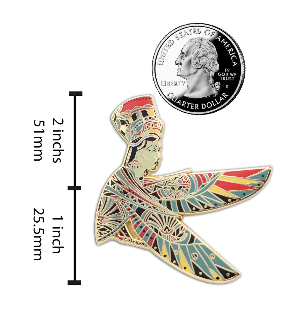 BA Bird Ancient Egyptian Enamel Pin - Symbolic Egyptology Lapel Pin
