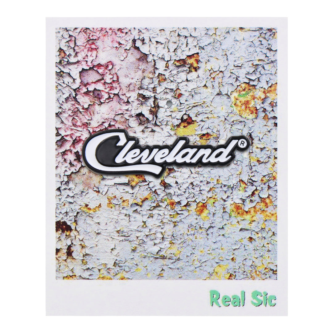 Cleveland Script Pin - Ohio Sports Souvenir Enamel Pin