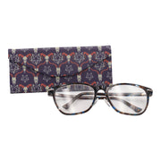 Baphomet Print Glasses Case - Vegan Leather Magic Folding Hardcase