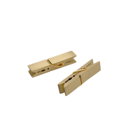 Brass Clothespin Clip – Minimalist Gold Metal Spring Clip